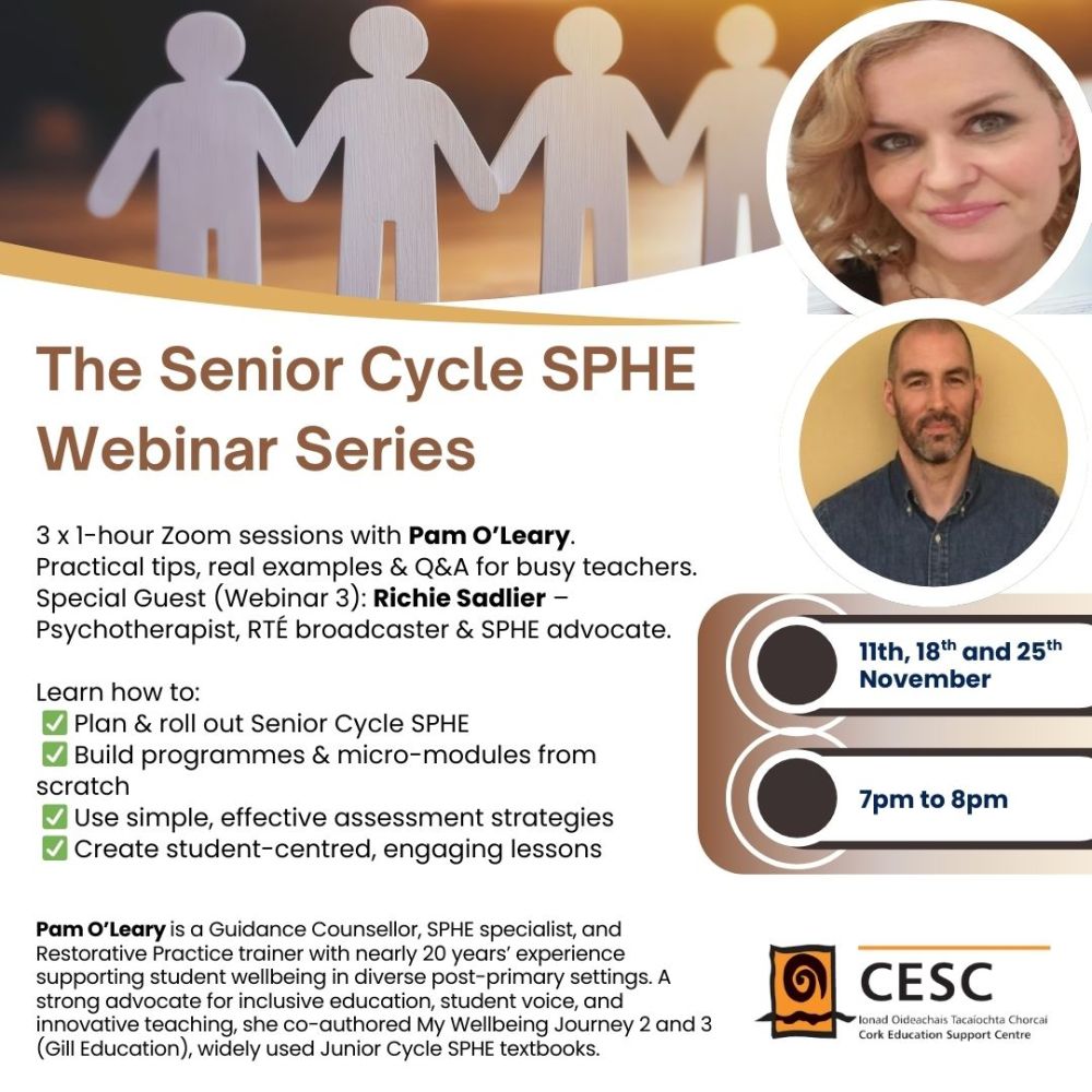 the senior cycle sphe webinar series